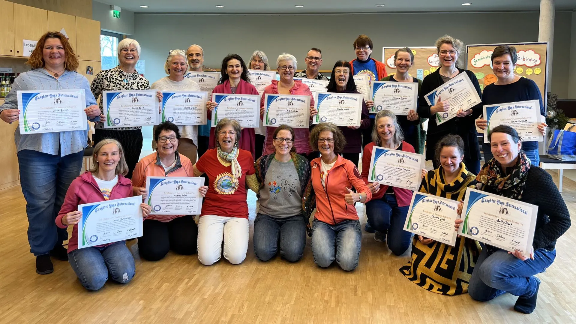 Lachyoga-Lehrer:innen-Ausbildung mit Susanne Klaus und Sandra Mandl in Bad Zwesten