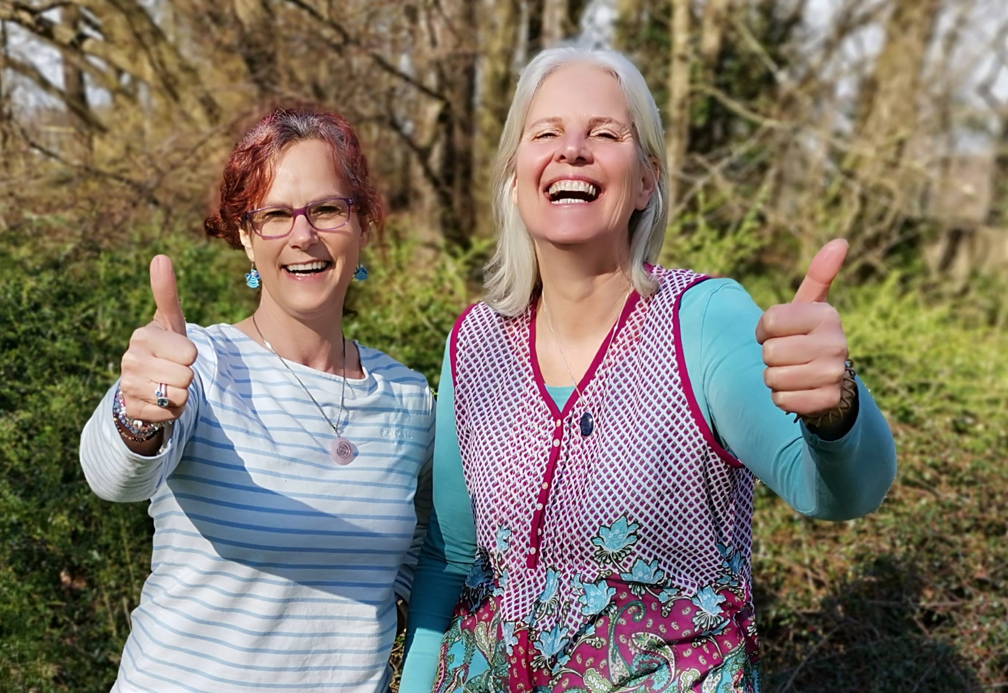 Lachyogaleiter*innen Ausbildung in St. Leon-Rot mit Junia Gutjahr und Ulrike Mayer