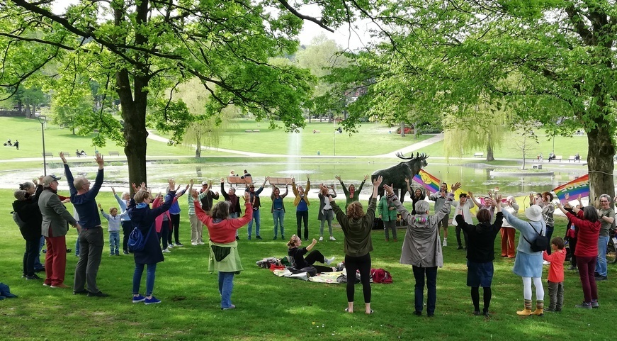 Weltlachtag in Bielefeld