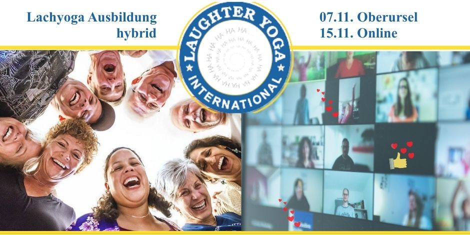 Lachyoga Ausbildung hybrid in Oberursel (Ffm)