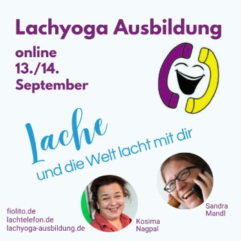 Lachyoga Ausbildung online + (incl. Telefonmodul)
